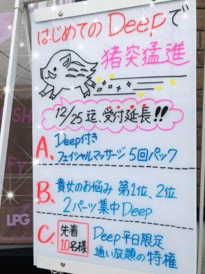 【Deep初心者さんのための企画】12/25まで延長!